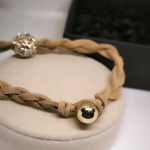 Apyrankė su shamballa karoliuku