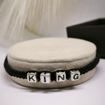 Medžiaginės apyrankės ,,King ir Queen"