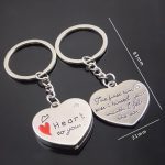 Raktų pakabukų rinkinys porai "Heart to you"