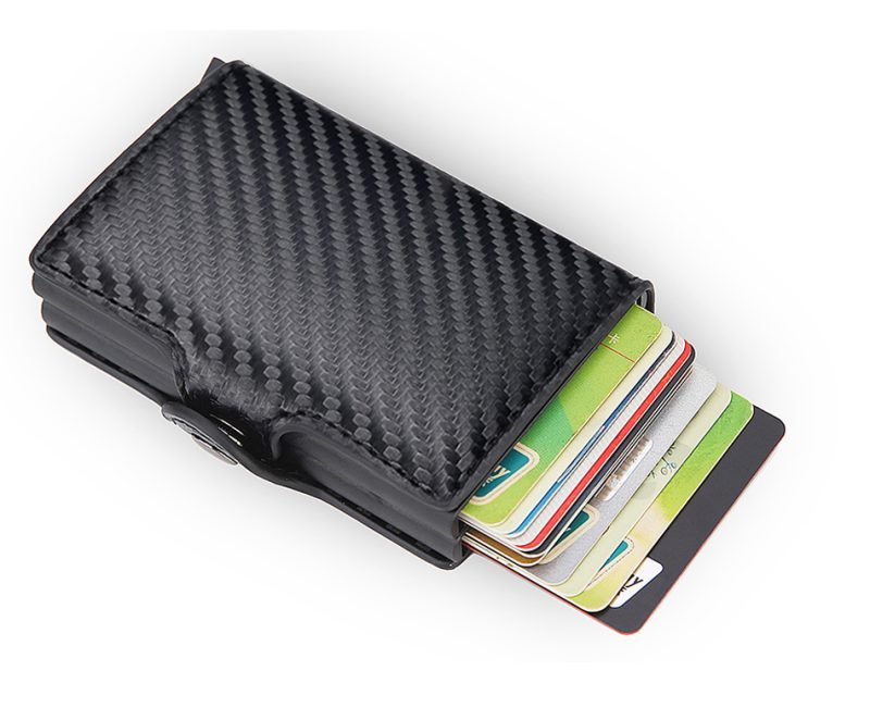 Vyriškas "DIENQI Anti Rfid" kortelių dėklas