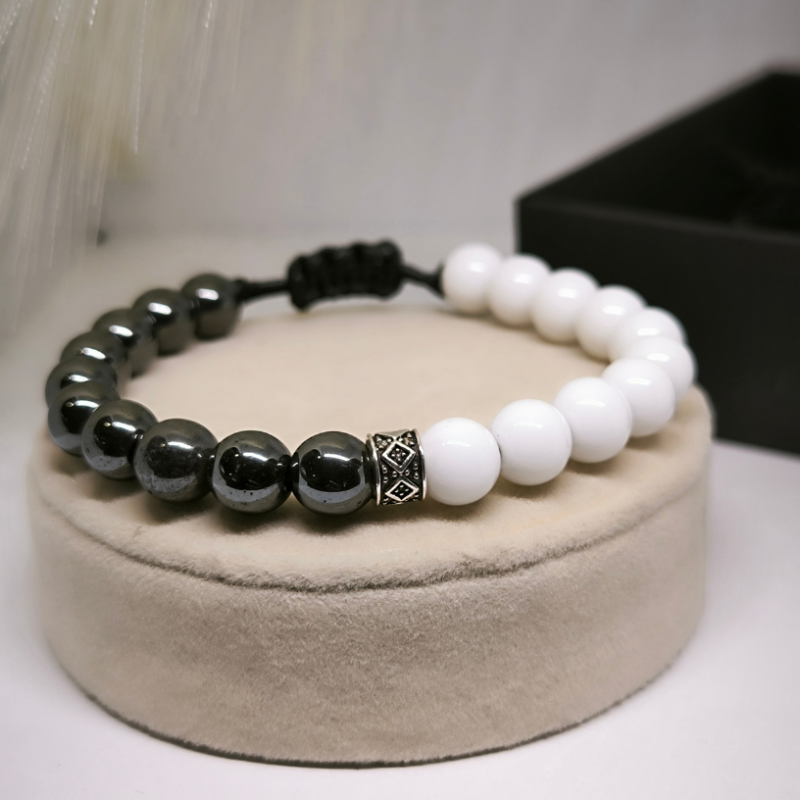 Stilinga vyriška karoliukų apyrankė „Elite Beads“