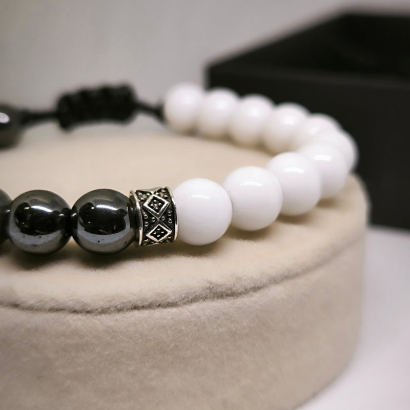 Stilinga vyriška karoliukų apyrankė „Elite Beads“
