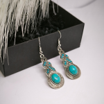 Boho stiliaus auskarai ,,Turkio meilė"