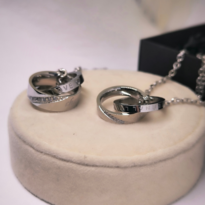 Elegantiškų papuošalų rinkinys ,,Eternal love"