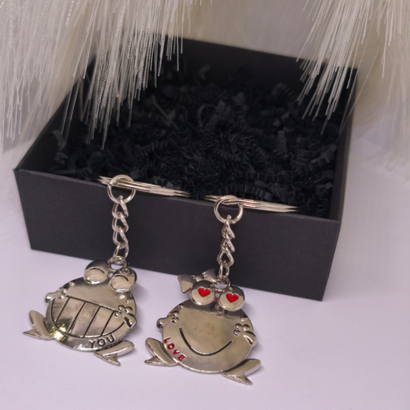 Raktų pakabukai „Meilės varlytės“