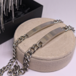 Graviruojamų apyrankių rinkinys „Vienas jausmas“ Graviruojamų apyrankių rinkinys „Vienas jausmas“