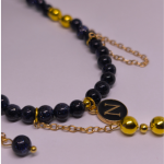 Rankų darbo kaklo papuošalas „Kairo paslaptis“