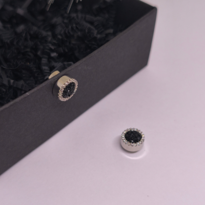 Magnetiniai auskarai „Mėnulio šešėlis“