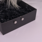 Magnetiniai auskarai „Plieno taškas“ Magnetiniai auskarai „Plieno taškas“