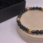 Rankų darbo apyrankė „Auksinis vulkanas“ Rankų darbo apyrankė „Auksinis vulkanas“