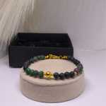 Rankų darbo apyrankė „Zoisito magija“