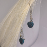 Rankų darbo auskarai „Meilės gelmė“ Rankų darbo auskarai „Meilės gelmė“