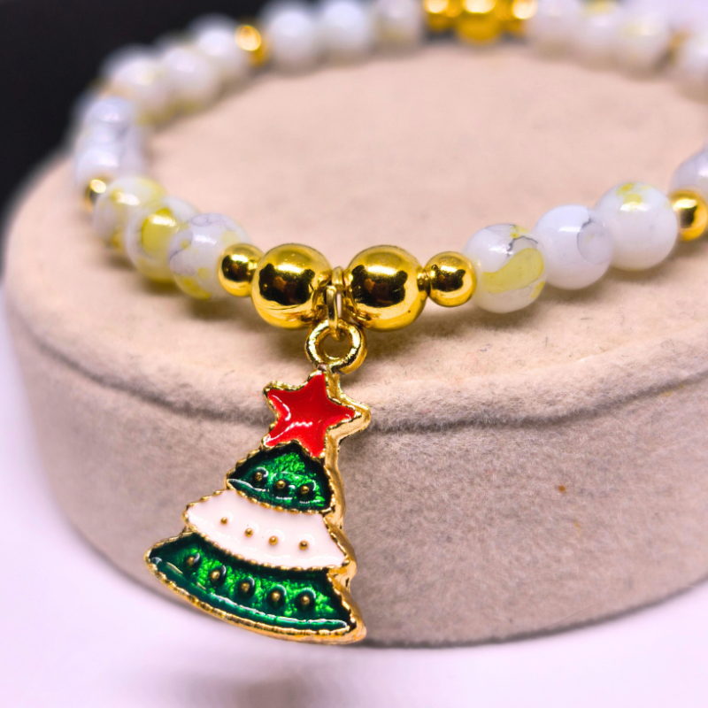 Šventinis kalėdinių apyrankių rinkinys (2 vnt.)