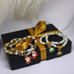 Šventinis Kalėdinių apyrankių rinkinys Šventinis Kalėdinių apyrankių rinkinys