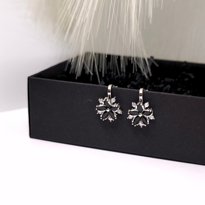 Auskarai - klipsai „Nakties žiedai“