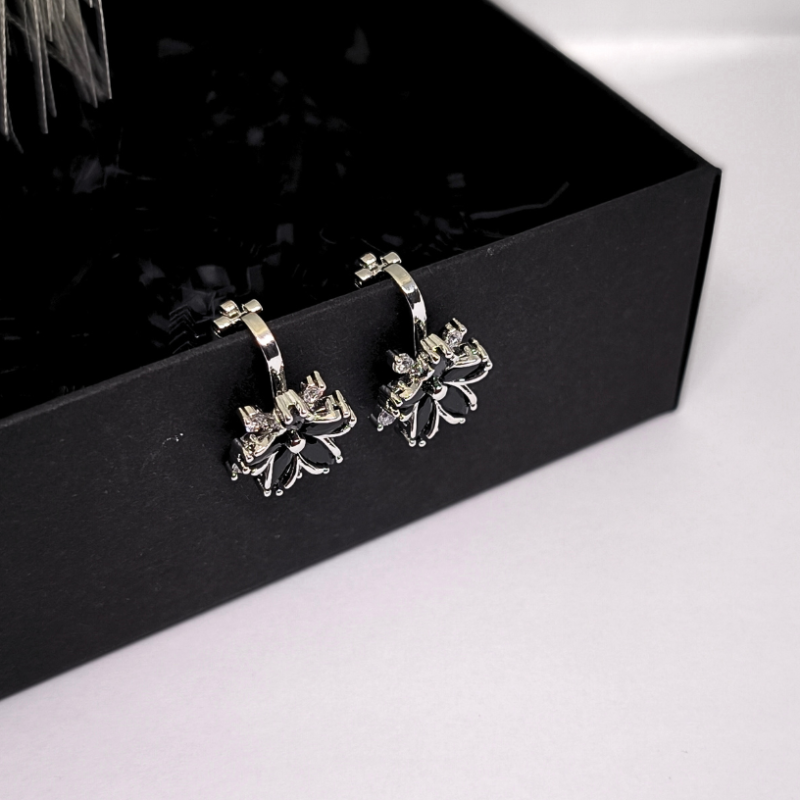 Auskarai - klipsai „Nakties žiedai“