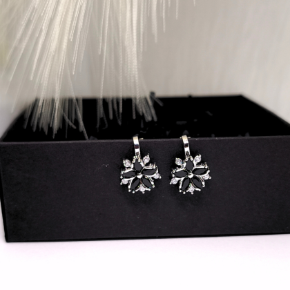 Auskarai - klipsai „Nakties žiedai“