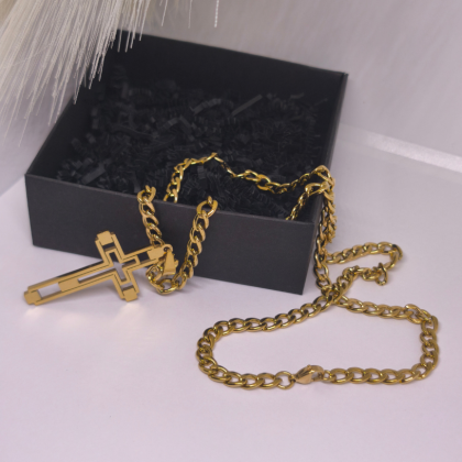 Vyriškas kaklo papuošalas „Balansas“