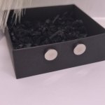 Dideli magnetiniai auskarai „Moderni klasika“