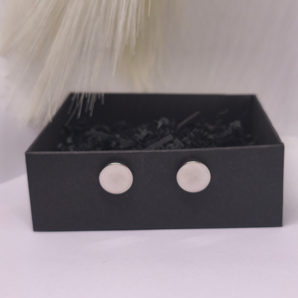 Dideli magnetiniai auskarai „Moderni klasika“