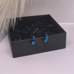 Klipsai „Plieno mėlis“