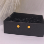 Magnetiniai auskarai „Auksinis taškas“