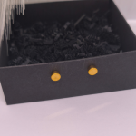 Magnetiniai auskarai „Auksinis taškas“