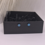 Magnetiniai auskarai „Tylus mėlis“