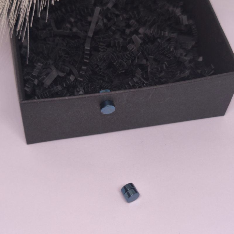 Magnetiniai auskarai „Tylus mėlis“