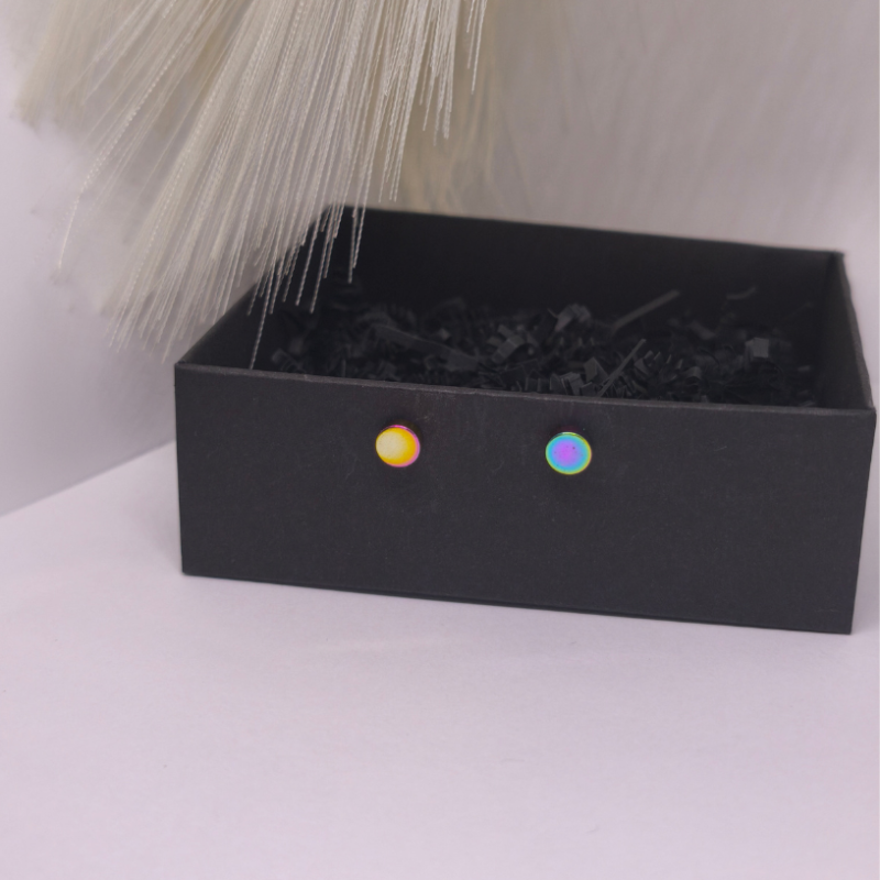 Magnetiniai auskarai „Holografinė tyla“