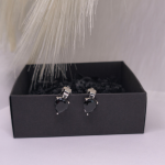 Auskarai - klipsai ,,Lašeliai"