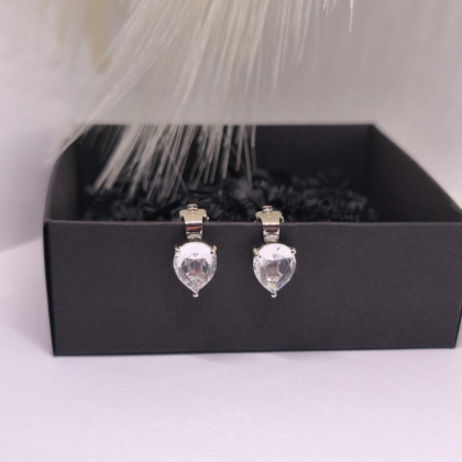 Auskarai – klipsai „Šviesos lašas“