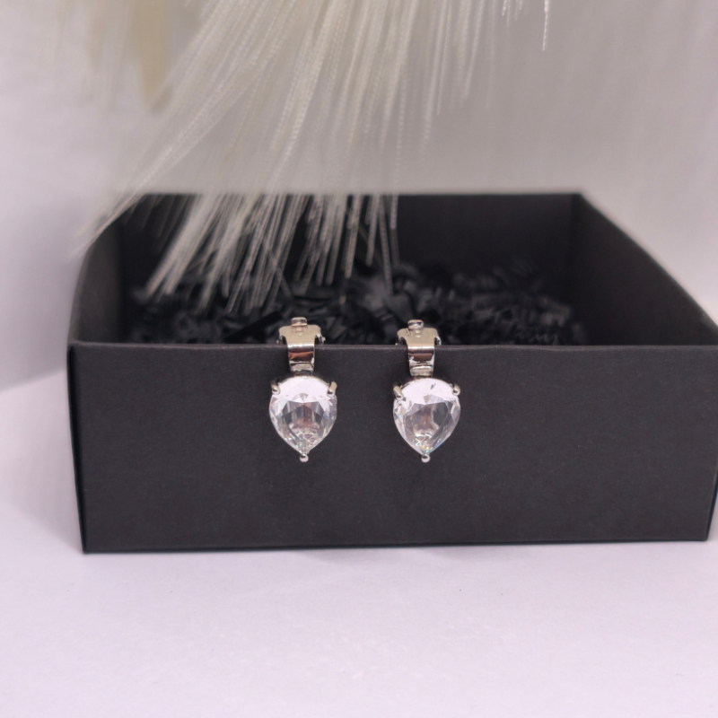 Auskarai – klipsai „Šviesos lašas“