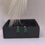 Auskarai – klipsai „Žalioji elegancija“