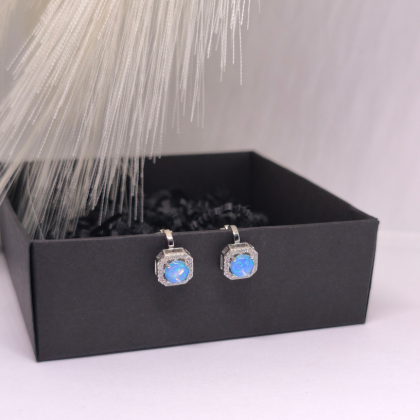 Auskarai – klipsai „Dangaus miražas“