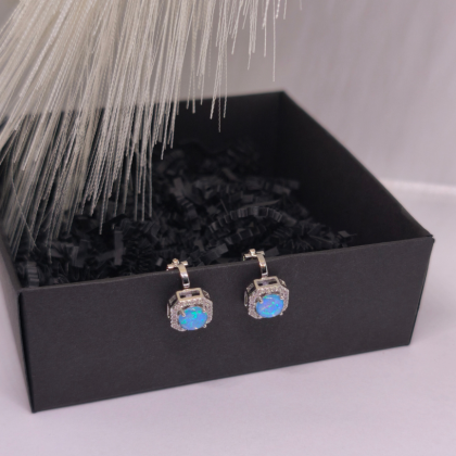 Auskarai – klipsai „Dangaus miražas“