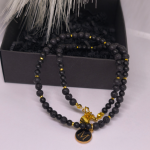 Personalizuotas rankų darbo kaklo papuošalas „Amžinas ryšys“ Personalizuotas rankų darbo kaklo papuošalas „Amžinas ryšys“