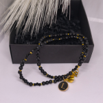 Personalizuotas rankų darbo kaklo papuošalas „Širdies atspindys“